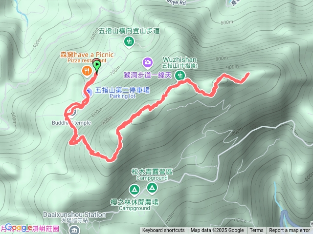 新竹五指山登山步道20250101預覽圖