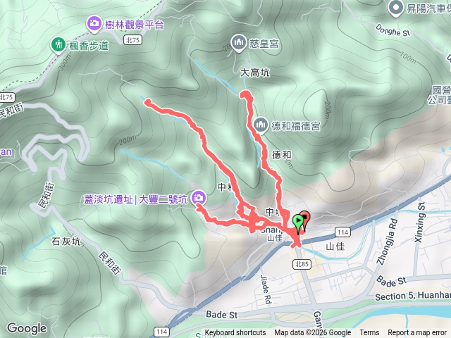 2026-07-02山佳大豐一二號坑與太坑中坑蓋淡坑水系走讀