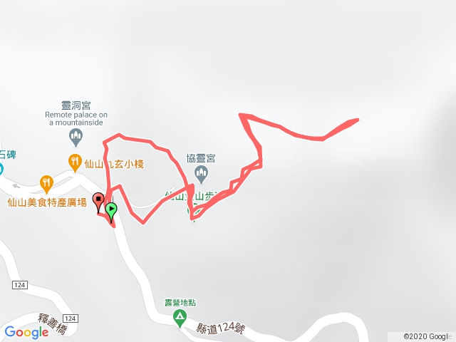 2020-02-08-仙山-靈洞宮來回