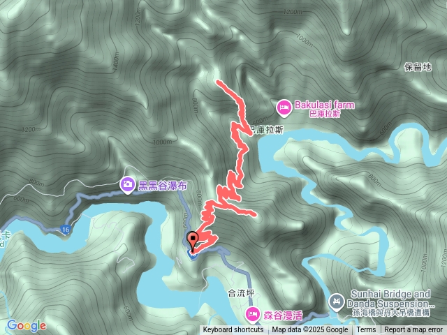 南投 信義 巴庫拉斯山，比雅安山