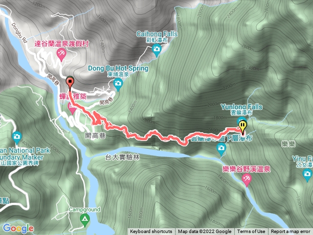 2022/3/17東埔吊橋-雲龍瀑布