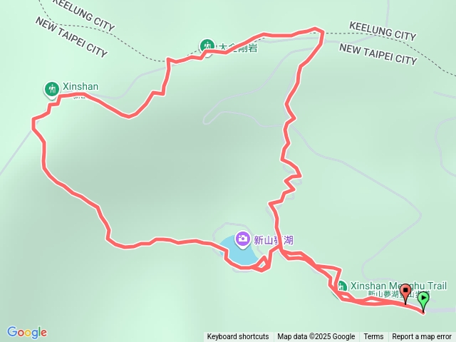新山夢湖大金剛岩順時鐘O繞