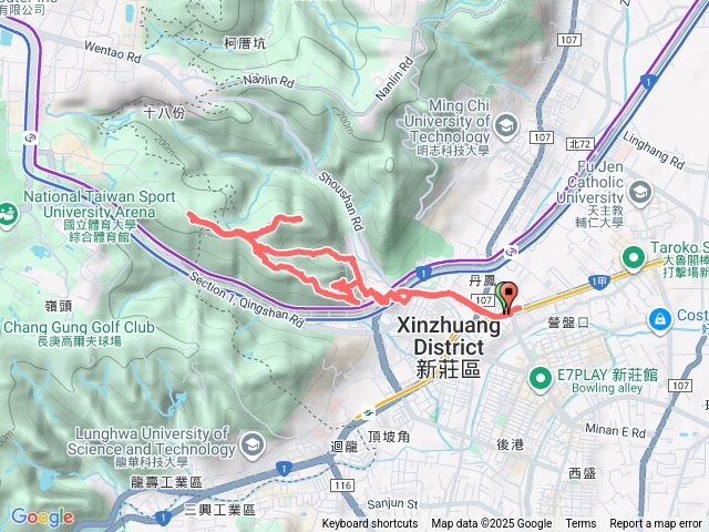 114/10/18-新莊青年公園（牡丹心）/樟腦寮步道O繞+牡丹心山