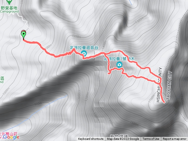 北得拉曼登山步道