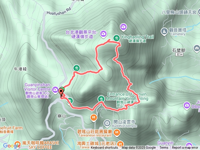 新北市觀音山硬漢嶺