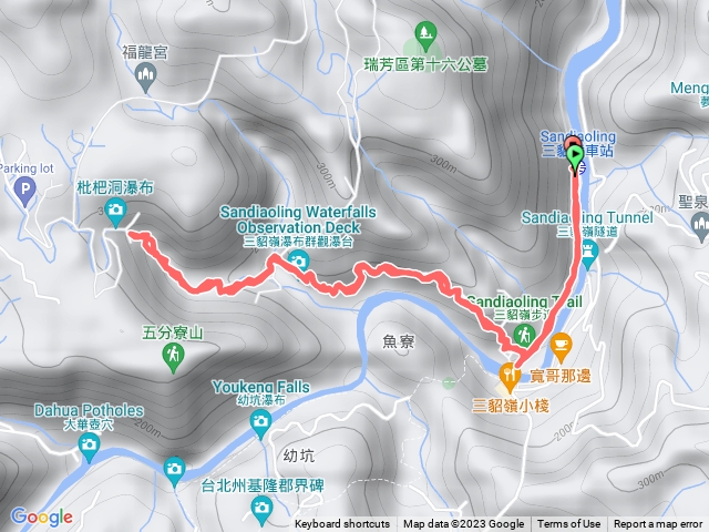 新北－臺灣百大必訪步道三貂嶺瀑布群步道202301220908