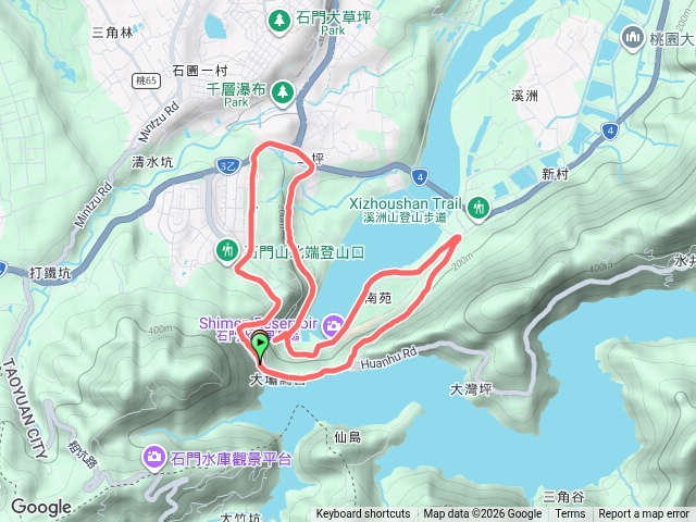 石門水庫10K第二次練跑
