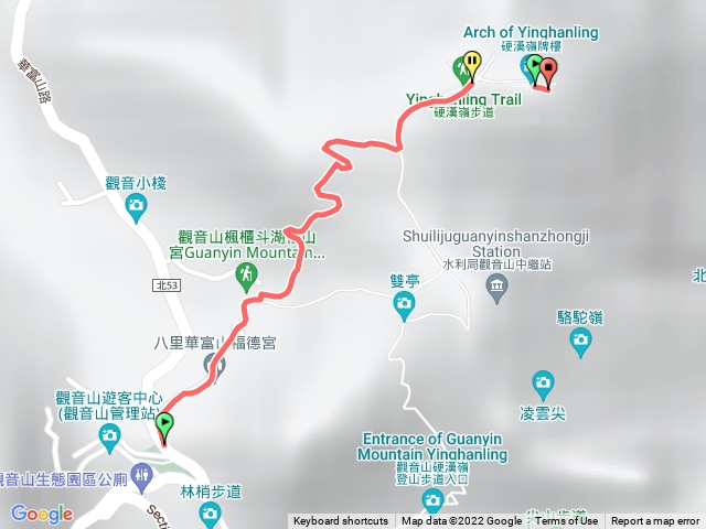 小百岳集起來硬漢嶺步道(觀音山)202209120800