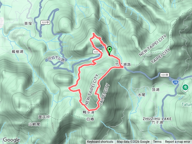 二子坪-大屯山-大屯自然公園-菜公坑山-二子坪預覽圖