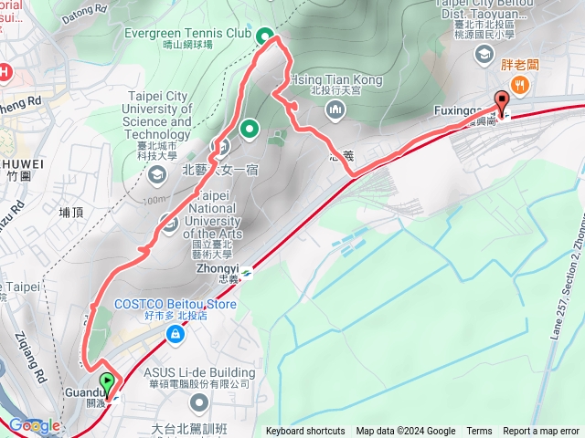 20241024_關渡捷運站-復興崗捷運站