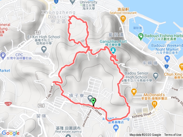 8字路線：槓子寮砲台、龍崗步道