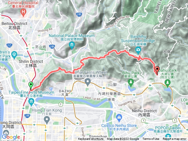 臺北大縱走-第五段(劍潭支線)-大溝溪公園