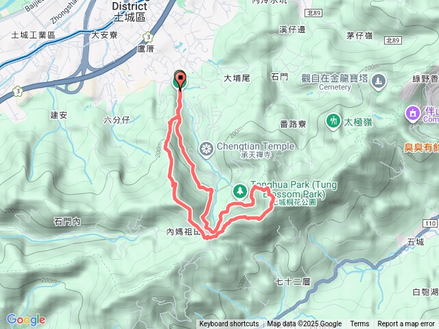 朝山步道-火焰山-天上山-茶山步道預覽圖