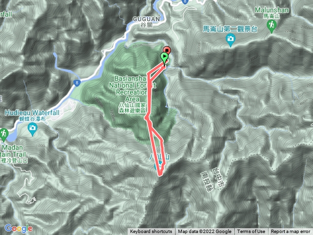 20221127谷關七雄八仙山健行