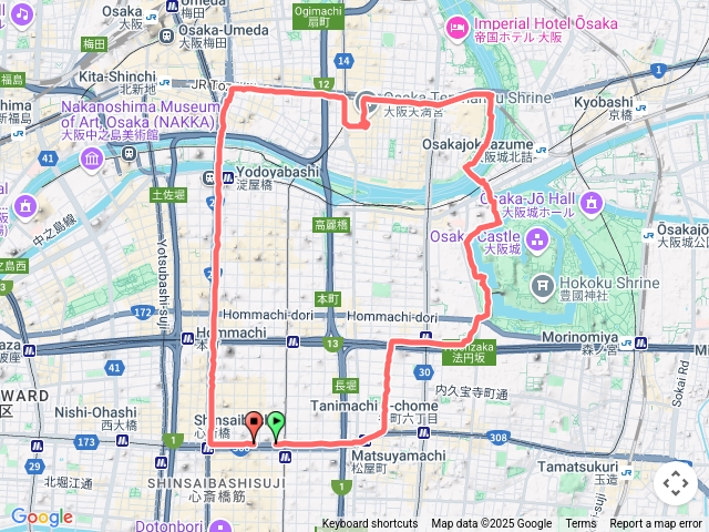 20250330大阪市中心早上散步