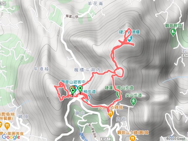 牛港陵山硬漢嶺林梢步道