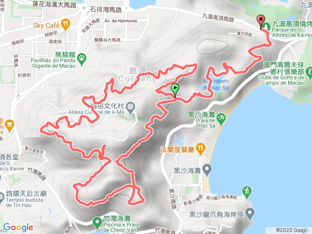 澳門路環東北步行徑