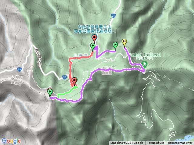 鹿林前山、鹿林山、麟趾山O形(鹿林山登山口)
