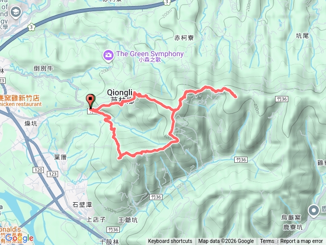 新竹▶️飛鳳山小百岳#027▶️牛欄窩山▶️中坑山▶️石壁潭山⭕️繞預覽圖