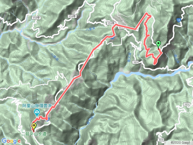 福山古道+迷糊步道+二延平+雲霧步道