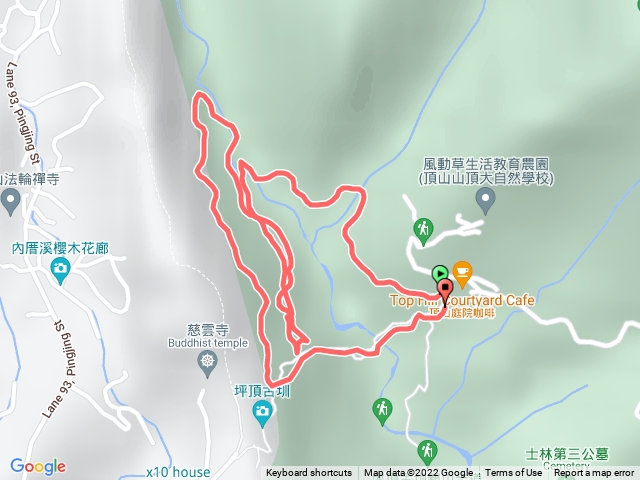 登峰坪頂古圳巡田水4刷路線
