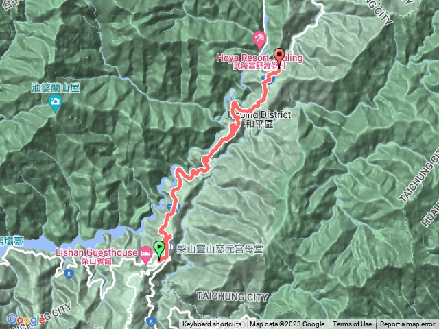 中橫宜蘭支線D2 梨山—五顯大帝