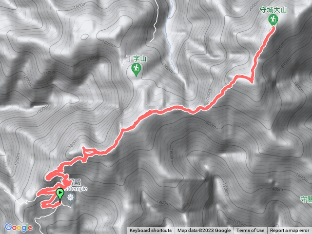 20230126埔里六秀之關刀山-守關山-守城大山-關刀山西峰