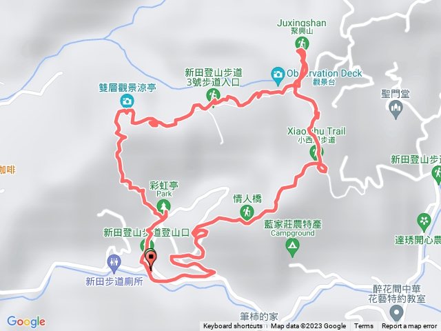 小百岳集起來聚興山、新田登山步道202311151712