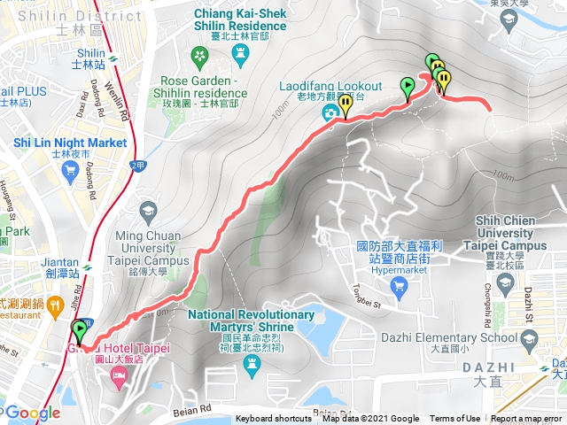 劍潭山青山步道