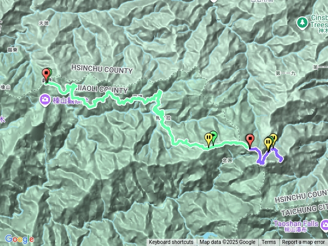 東霸尖山-永顯.gpx預覽圖