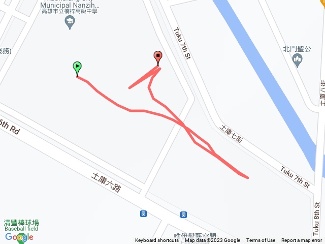 楠梓高中 測試路線