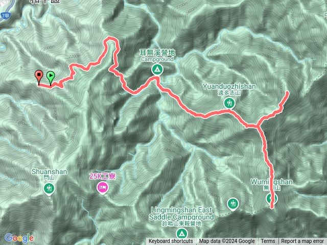 無明山，甘藷峰預覽圖