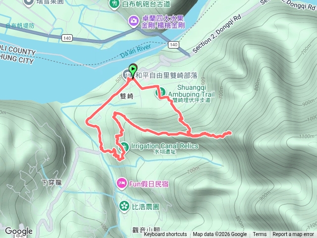 2026-10-21 : 台中市 和平區 --- 埋伏坪山