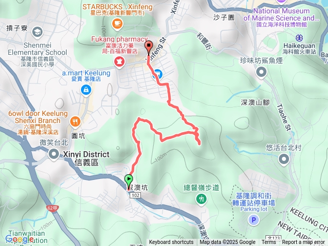 20250104基隆信義區-華妍閣站-五坑湖-五坑山-五坑山西北峰-碧海擎天站