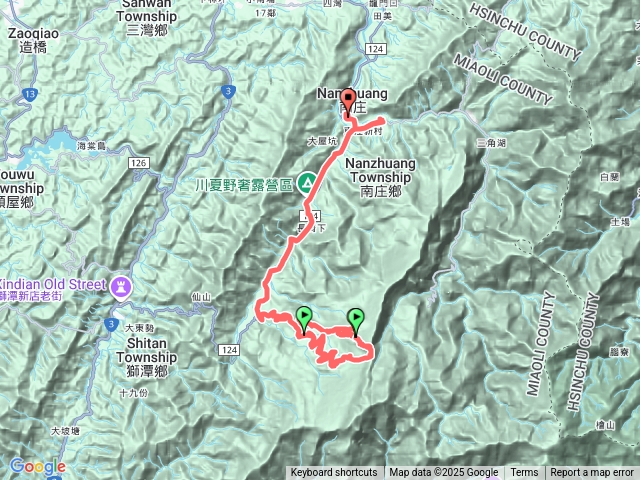 紅毛山無名山大坪山