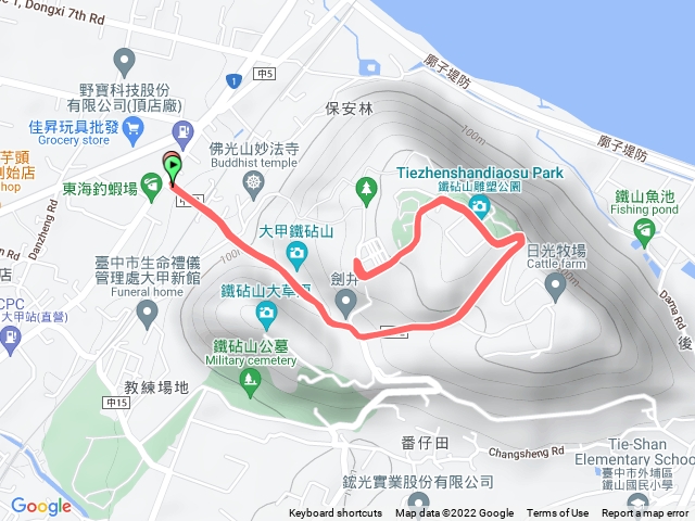 鐵砧山單車路線往返（台一線起登）