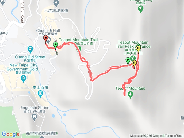 未攻頂的無耳茶壺山20201031