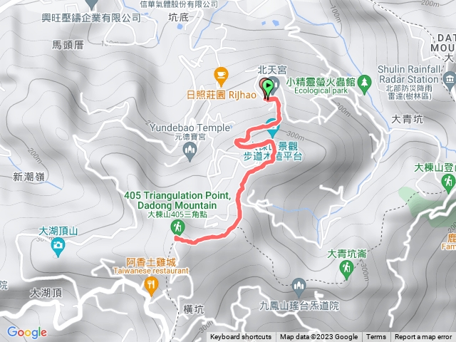 北天宮/405三角點往返