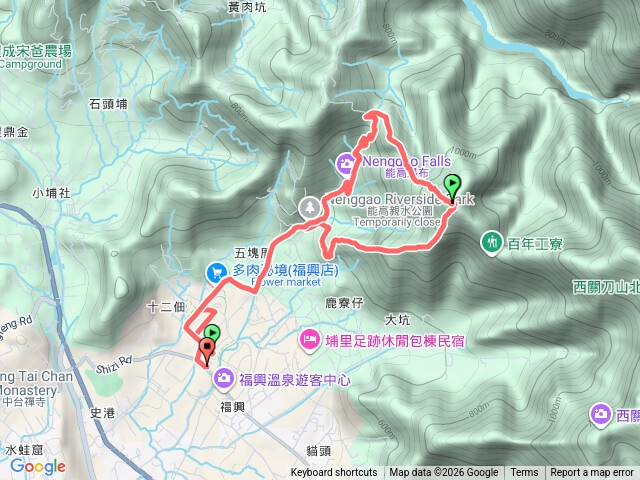 埔里福興山能高瀑布O繞預覽圖