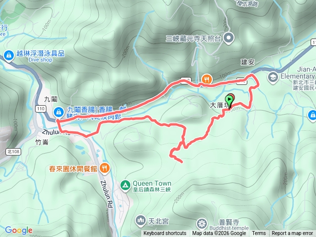 三峽-大厝坑山（建安進-竹崙出）