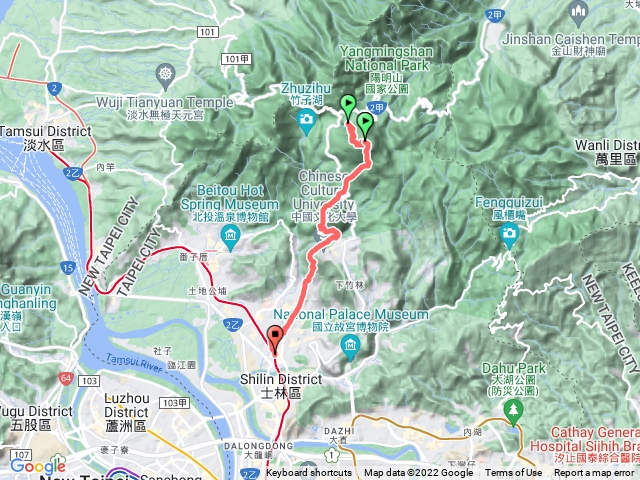 山野行IN小油坑-七星山下天母水管路吃雞