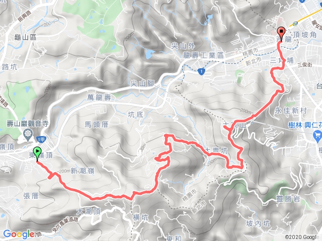 大湖頂山-大棟山-三角埔頂山