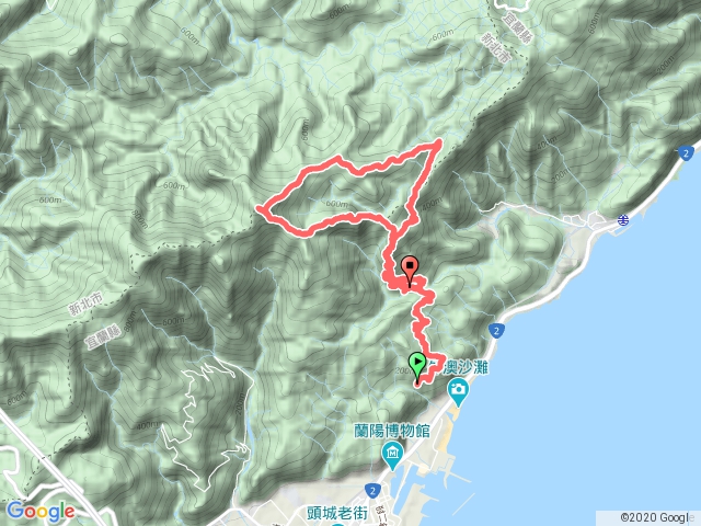 外澳石空山蛇子崙鷹子嶺太和山O型