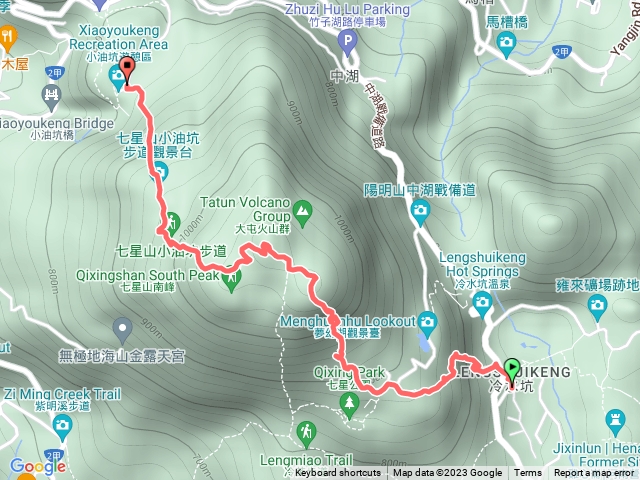 冷水坑至小油坑