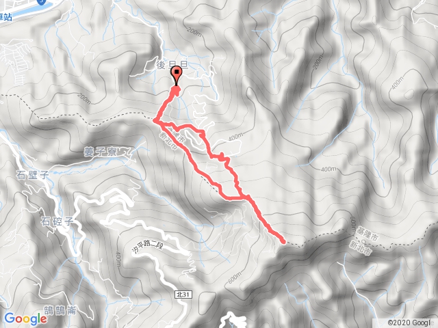 泰安瀑布上姜子寮山