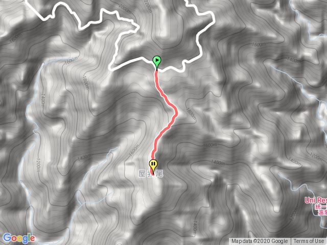 大雪山31.3K屋我尾山登山口