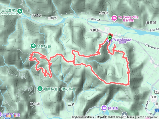 鎮頭山大湖山燈篙林道O型預覽圖