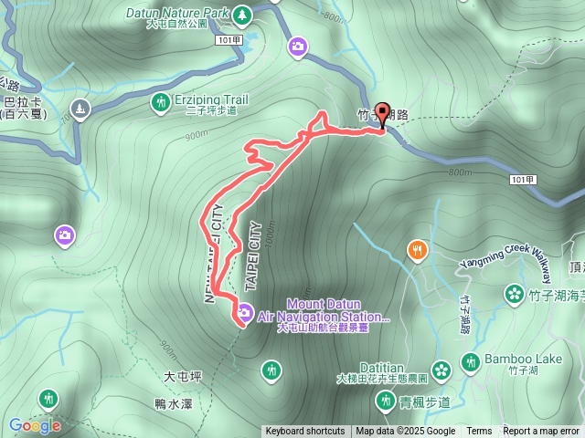 大屯山鞍部到主峰預覽圖