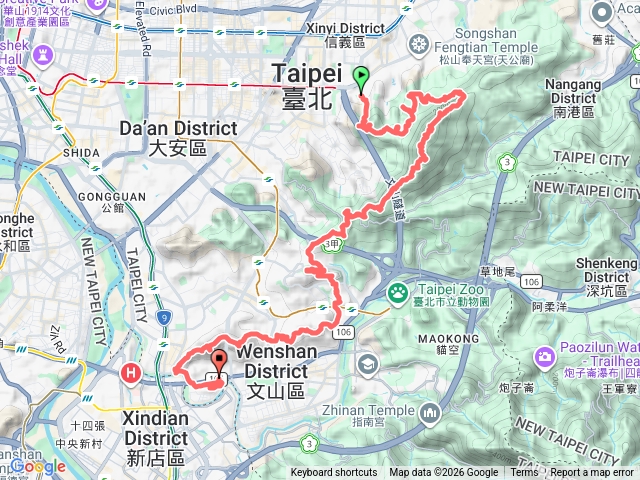 象山-景美18連峰縱走預覽圖