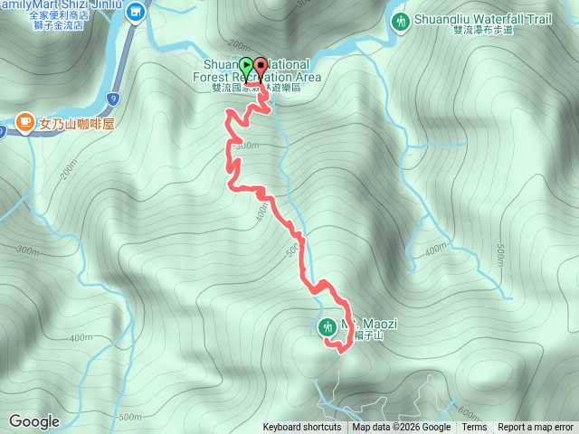 屏東 獅子鄉 雙流國家森林遊樂區  帽子山步道預覽圖
